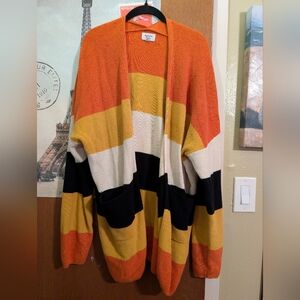 Magnolia Vibrant Striped Cardigan